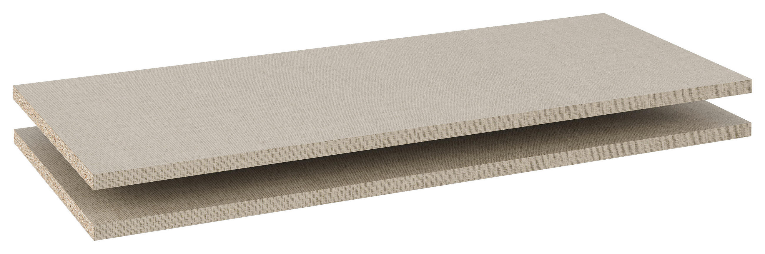 EINLEGEBODENSET 107/2,2/45 cm  - Grau, MODERN, Holzwerkstoff (107/2,2/45cm) - Xora