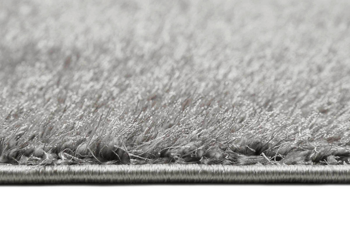 HOCHFLORTEPPICH 133/200 cm SWAGGER SHAG Hellgrau  - Hellgrau, Basics, Kunststoff/Textil (133/200cm) - Esprit