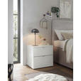 NACHTSCHRANK 40/46,4/43 cm  - Chromfarben/Schwarz, Basics, Holzwerkstoff/Metall (40/46,4/43cm) - Dieter Knoll