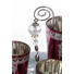 Teelichthalter Set mit Deko 4-teilig - Pink/Silberfarben, Kunststoff/Metall (25/12cm)