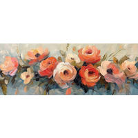KEILRAHMENBILD Blumen 30/80 cm  - Multicolor, Basics, Holz/Papier (30/80cm)