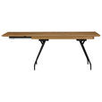 AUSZIEHTISCH Schwarz, Eichefarben rechteckig  ausziehbar, in verschiedenen Größen erhältlich  - Eichefarben/Schwarz, Design, Holz/Holzwerkstoff (160(210)/90/76cm) - Moderano