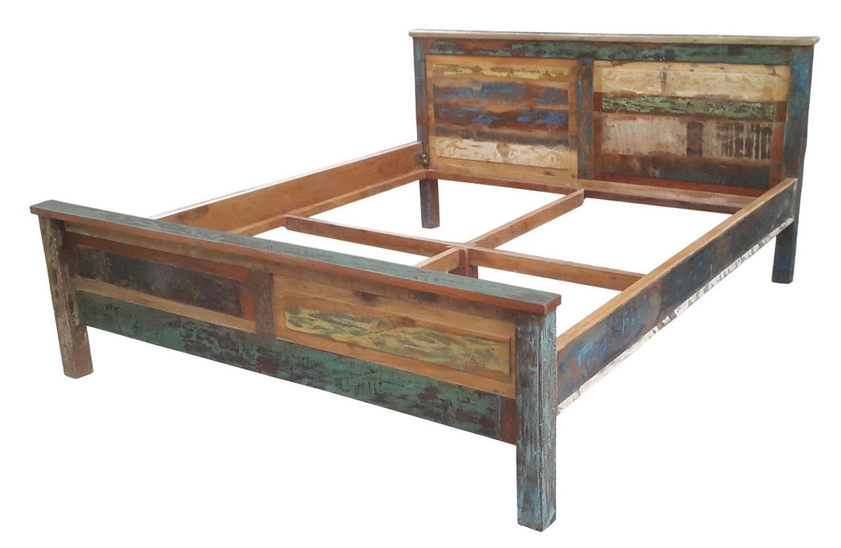 BETTRAHMEN 180/200 cm  in Multicolor  - Multicolor, Basics, Holz (180/200cm) - Livetastic