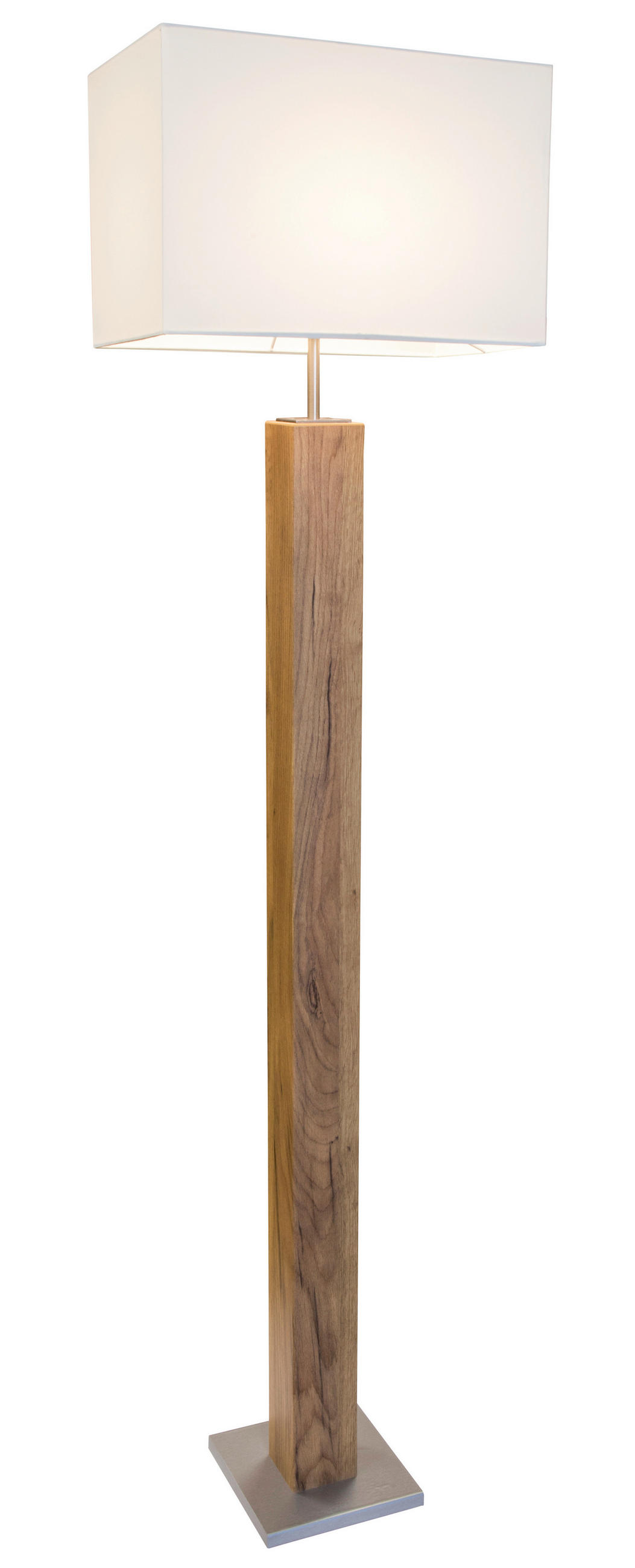STOJEČA SVETILKA  Gump  40/27 cm           - svetlo rjava, Natur, leseni material (40/27cm) - Globo