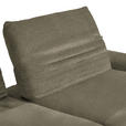 ECKSOFA  in Chenille Taupe  280/170-195 cm  - Taupe/Schwarz, Design, Textil/Metall (280/170-195cm) - Dieter Knoll