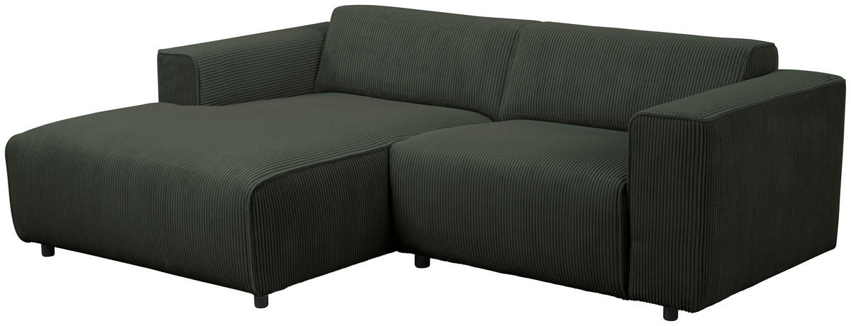 HÖRNSOFFA i manchester skogsgrön  - skogsgrön/svart, Design, textil/plast (161/234cm) - Livetastic