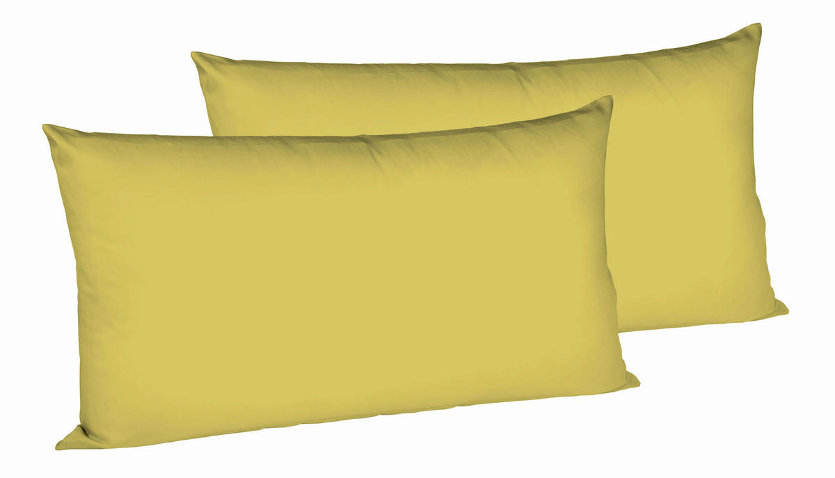 KOPFKISSENBEZUG 40/80 cm  - Olivgrün, Basics, Textil (40/80cm) - Fleuresse