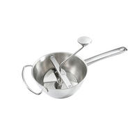 PASSIERSIEB Passiermühle  - Silberfarben, Basics, Metall (41/9/20cm) - Leifheit