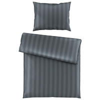 POVLEČENÍ, satén, šedá, 140/200 cm - šedá, textil (140/200cm) - Dieter Knoll
