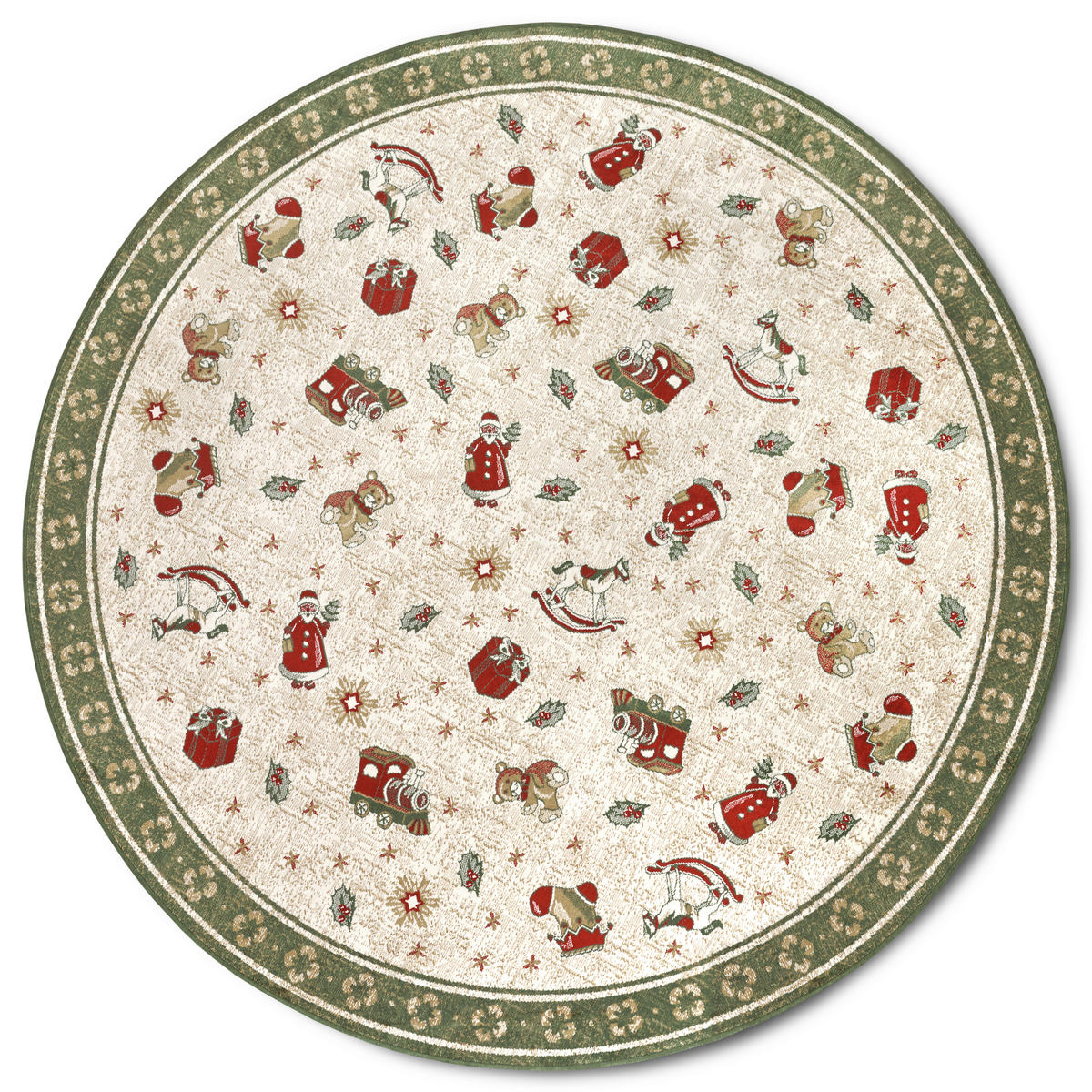 VINTAGE-TEPPICH 200 cm Toy's Delight Nostalgic Shine Weihnachten  - Multicolor, Design, Kunststoff/Textil (200cm) - Villeroy & Boch