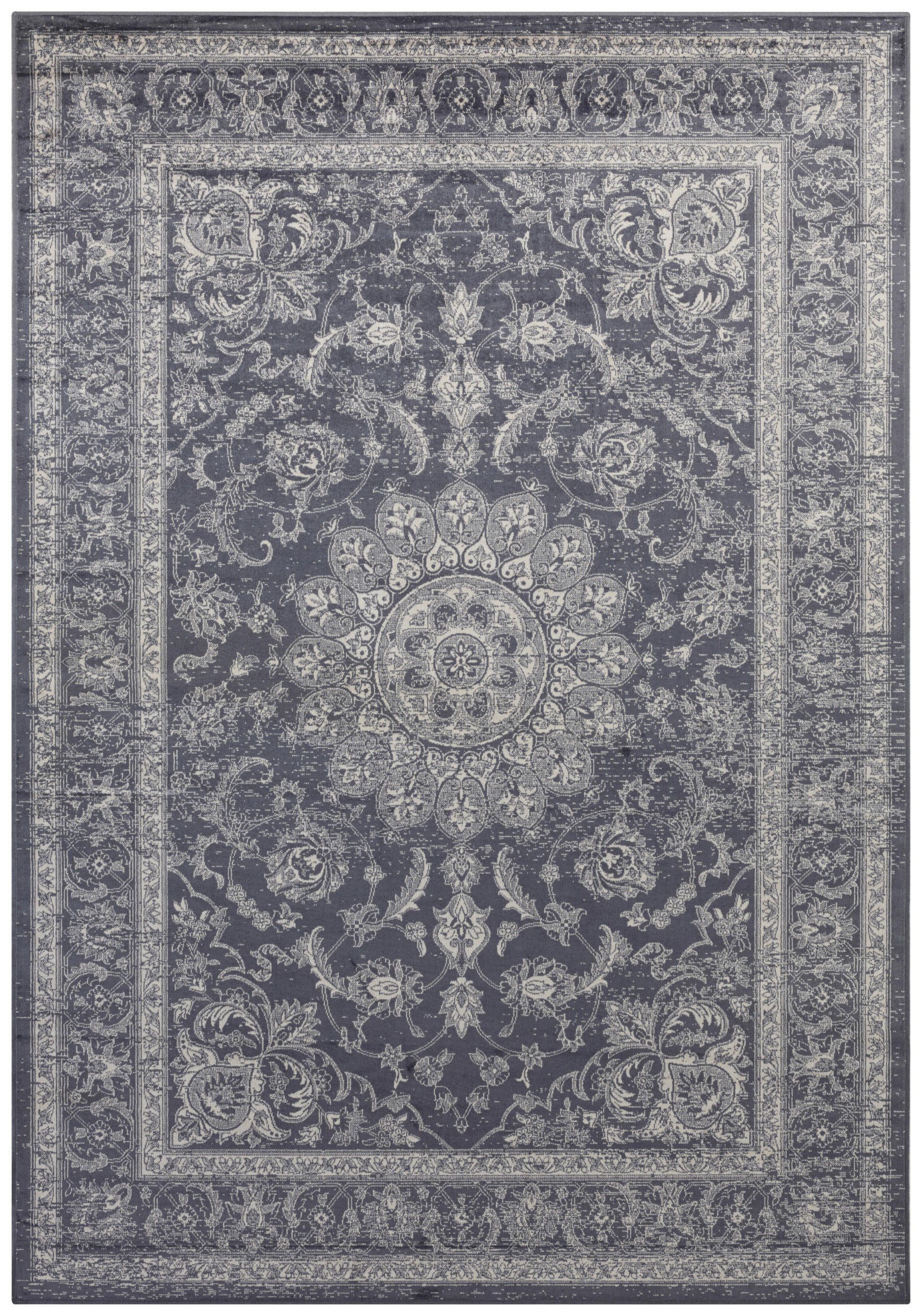 ORIENTTEPPICH 160/230 cm Oriental Anthrazit, Creme  - Anthrazit/Creme, Design, Textil (160/230cm)