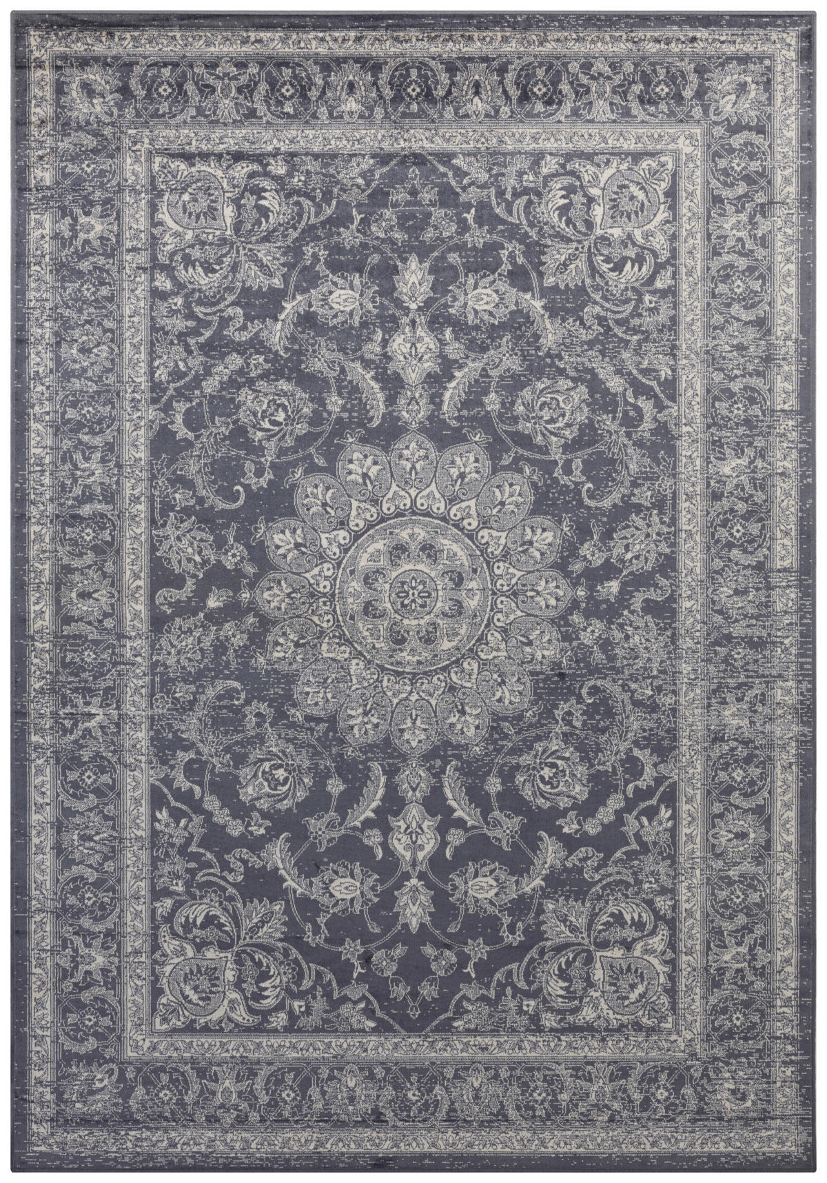 ORIENTTEPPICH 160/230 cm Oriental Anthrazit, Creme  - Anthrazit/Creme, Design, Textil (160/230cm)