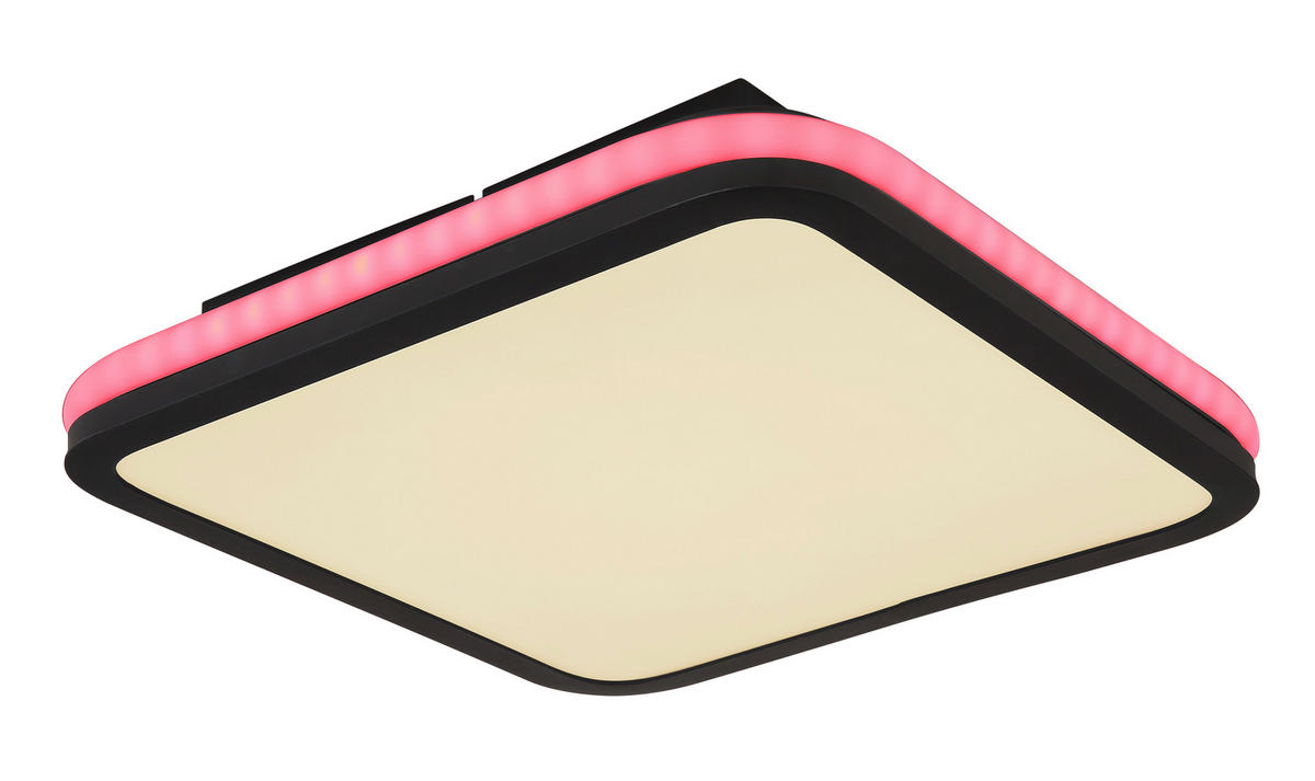 LED SVJETILJKA STROPNA JAXXI  - crna/opalna, Basics, metal/plastika (35,5/35,5/7cm)