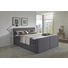 BOXSPRINGBETT Webstoff 180/200 cm INKL. Bettkasten, Matratze - Anthrazit, Design, Textil (180/200cm) - Carryhome