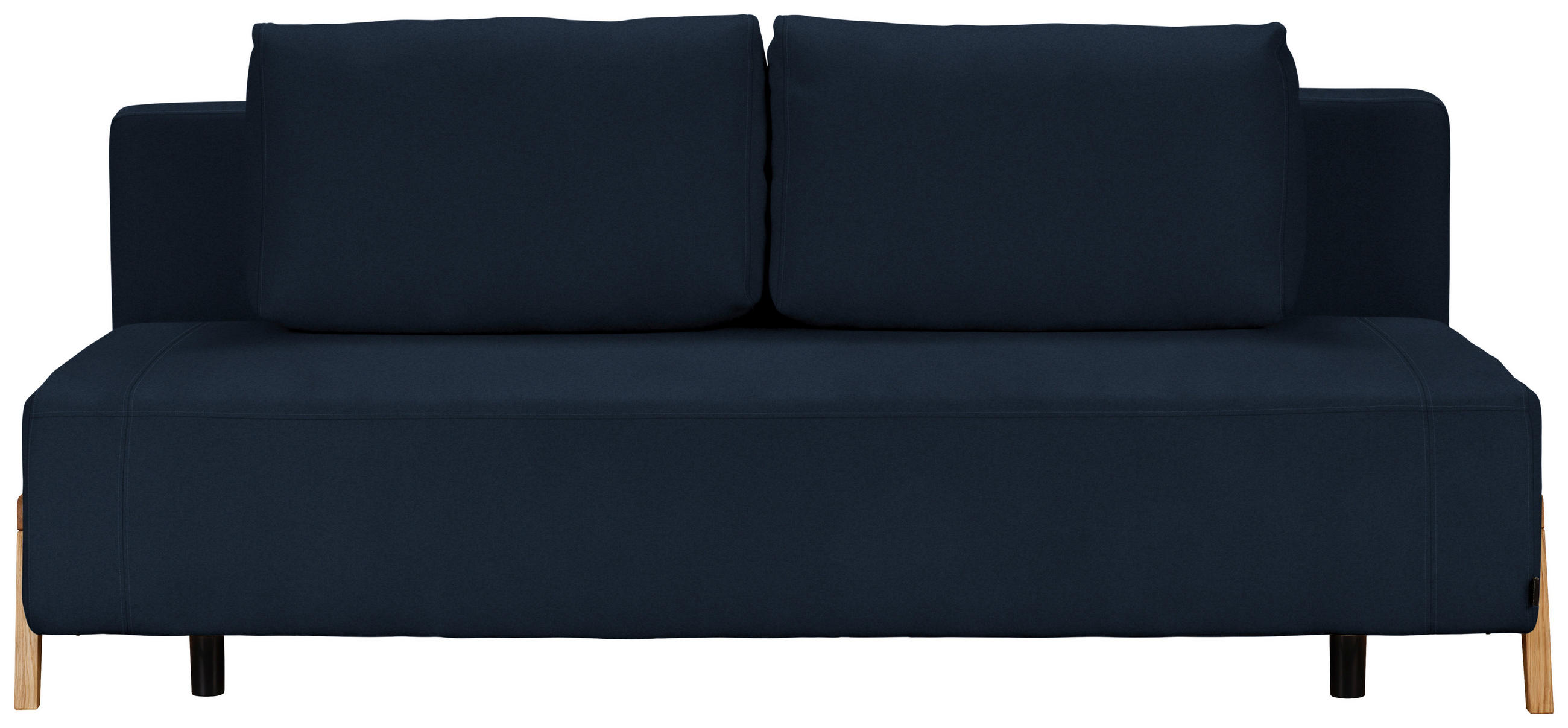 SCHLAFSOFA in Textil Dunkelblau  - Naturfarben/Dunkelblau, Design, Holz/Textil (211/88/102cm) - Niels Andersson