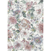WEBTEPPICH  Wohnzimmer 133/195 cm Catania Multicolor, Rosa, Weiß rechteckig  - Multicolor/Rosa, KONVENTIONELL, Textil (133/195cm) - Novel