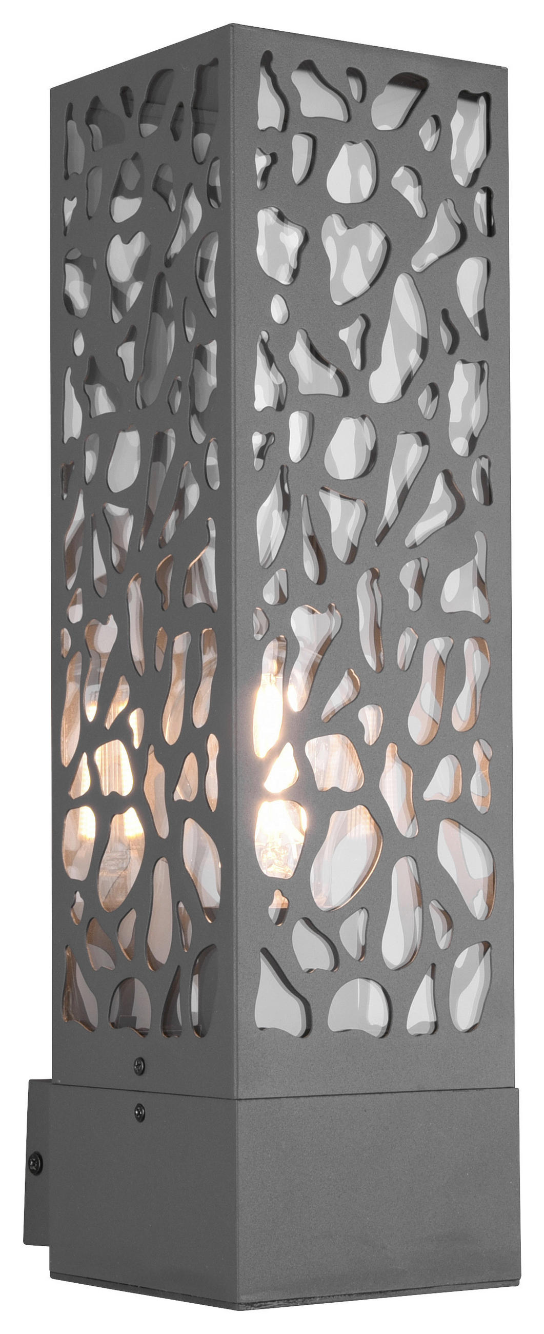 WANDLEUCHTE COOPER 14/36/10 cm  - Anthrazit, LIFESTYLE, Metall (14/36/10cm) - Trio Leuchten