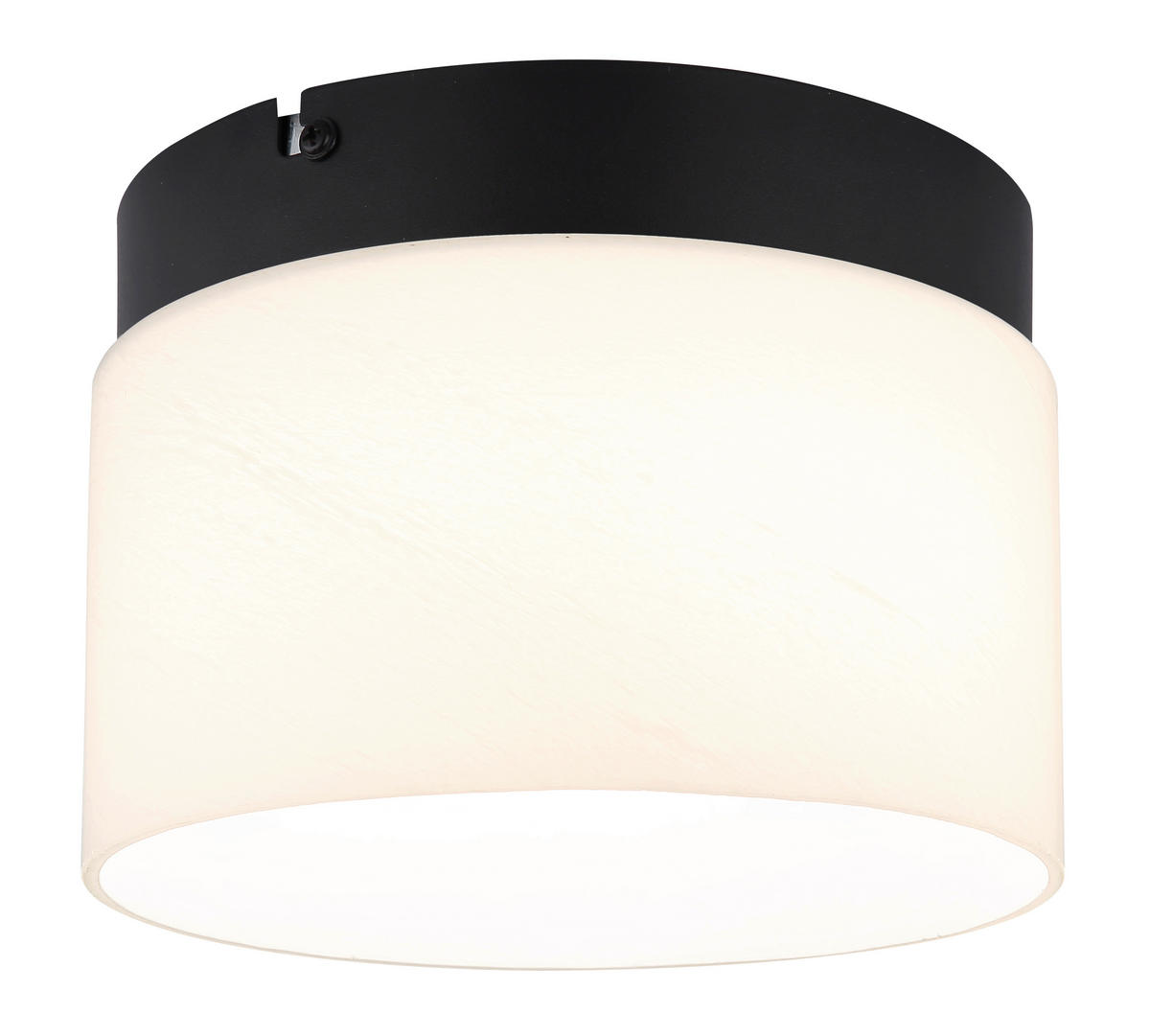 STROPNA LED-SVETILKA  TRENTON //3000, 6000, 4000 K/230 V/ - črna/bela, Design, kovina/steklo (20/14cm) - Globo
