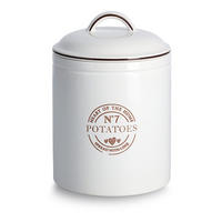 VORRATSDOSE 2,9 l  - Weiß, Basics, Keramik (18/18/25cm) - Zeller Present