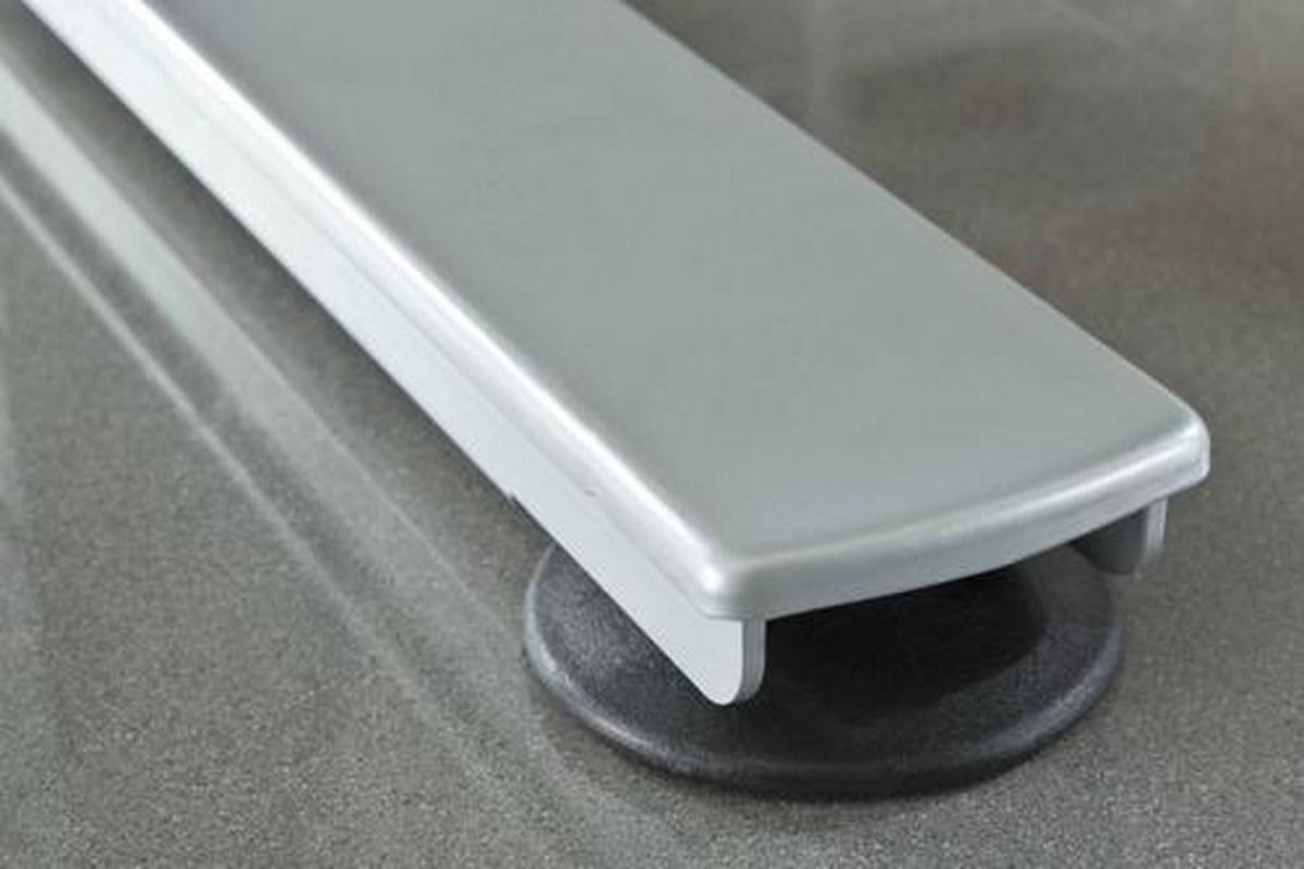 SCHREIBTISCH 180/80/72-119 cm  in Nussbaumfarben  - Silberfarben/Nussbaumfarben, KONVENTIONELL, Holzwerkstoff/Metall (180/80/72-119cm) - Venda