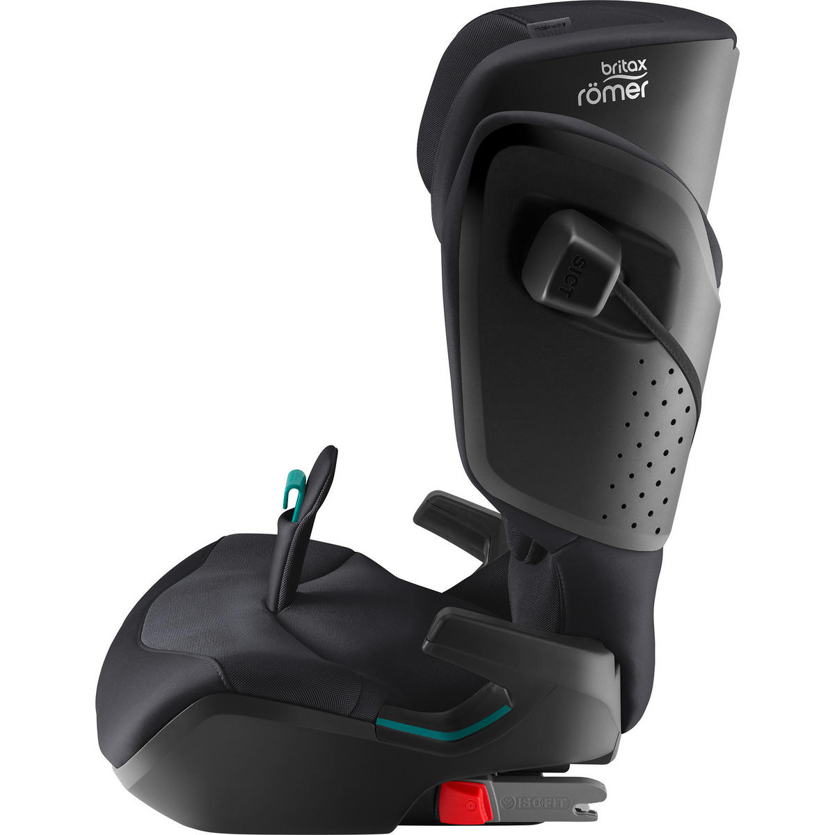 KINDERAUTOSITZ Kidfix Pro  - Schwarz, Basics, Kunststoff/Textil (48/83/42cm) - Britax Römer