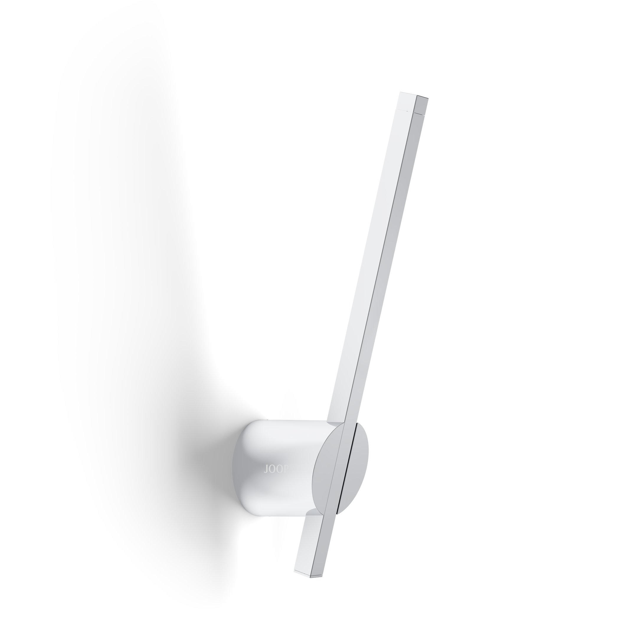 LED-WANDLEUCHTE Slim Lights 8/43,1/3,85 cm   - Chromfarben/Weiß, Design, Kunststoff/Metall (8/43,1/3,85cm) - Joop!