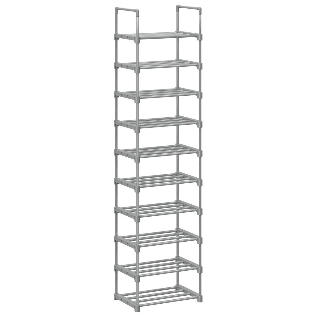 Boxxx REGÁL NA BOTY, šedá, 45/174/30 cm