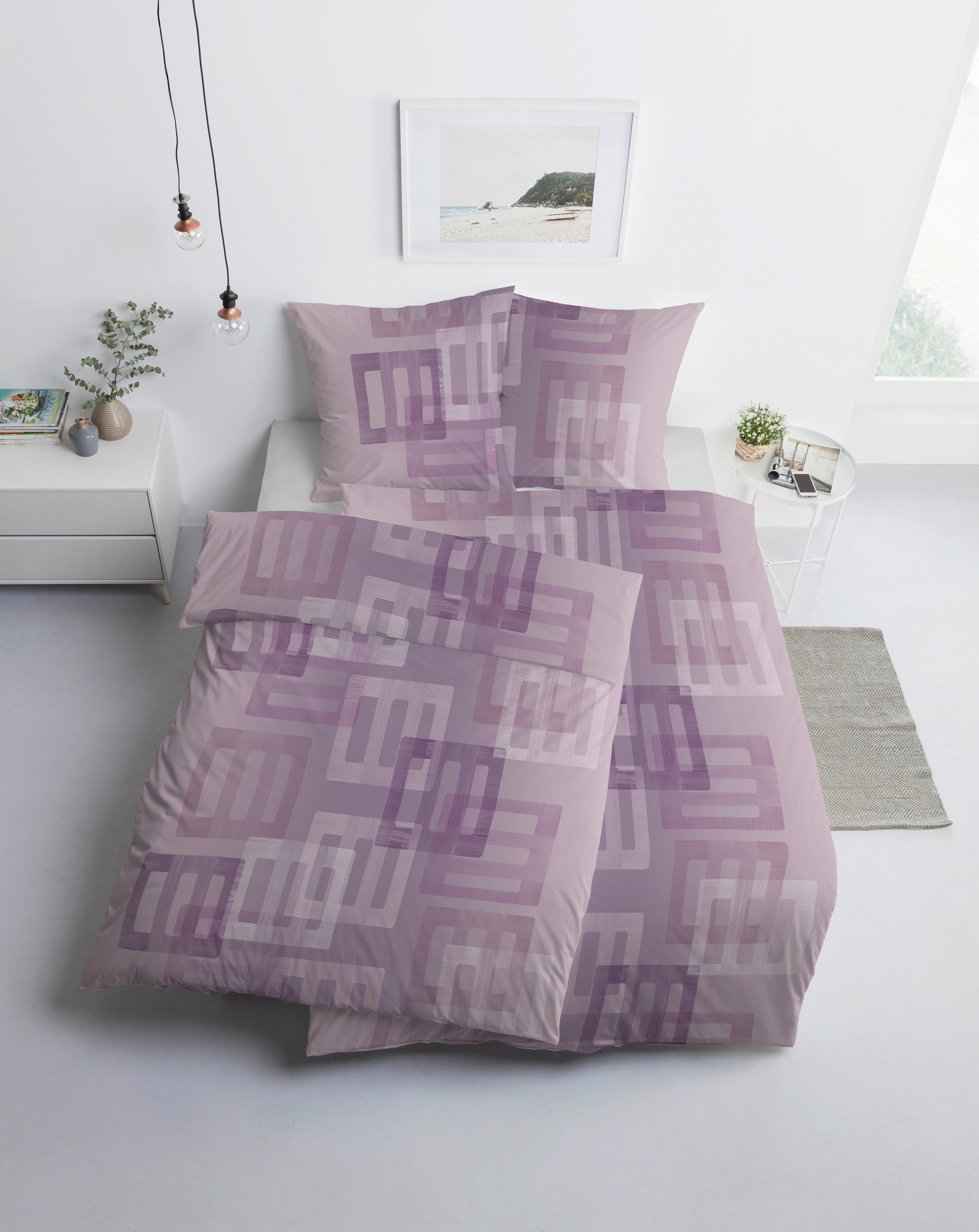 BETTWÄSCHE Atelier Interlock-Jersey 135/200 cm  - Mauve, Design, Textil (135/200cm) - Estella