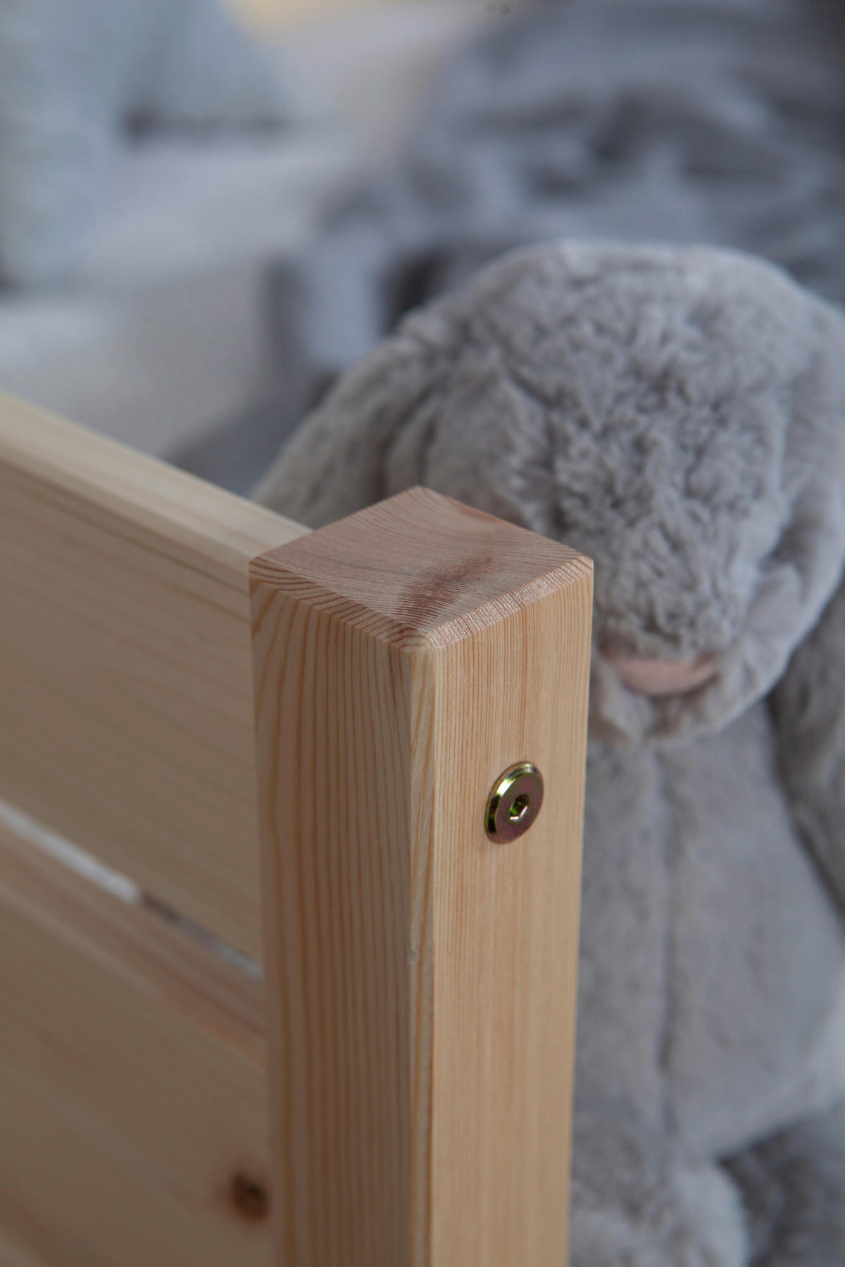 STAURAUMBETT 90/200 cm  in Naturfarben  - Naturfarben, MODERN, Holz (90/200cm) - MID.YOU