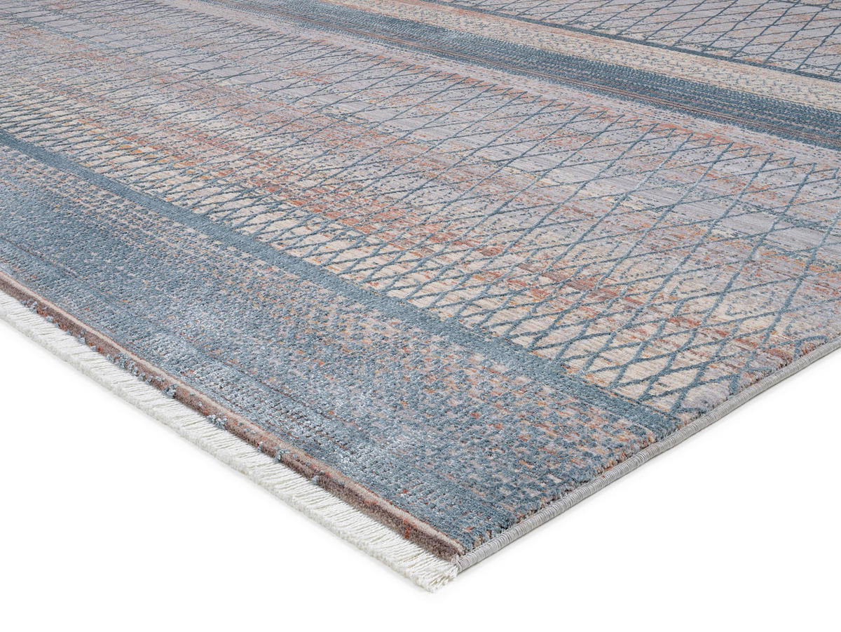 WEBTEPPICH 240/330 cm Tinto Maestro Blau, Creme  - Blau/Creme, Design, Textil (240/330cm) - Dieter Knoll