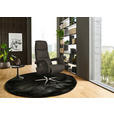 RELAXSESSEL in Leder Graubraun  - Edelstahlfarben/Graubraun, Design, Leder/Metall (76/119/86cm) - Dieter Knoll