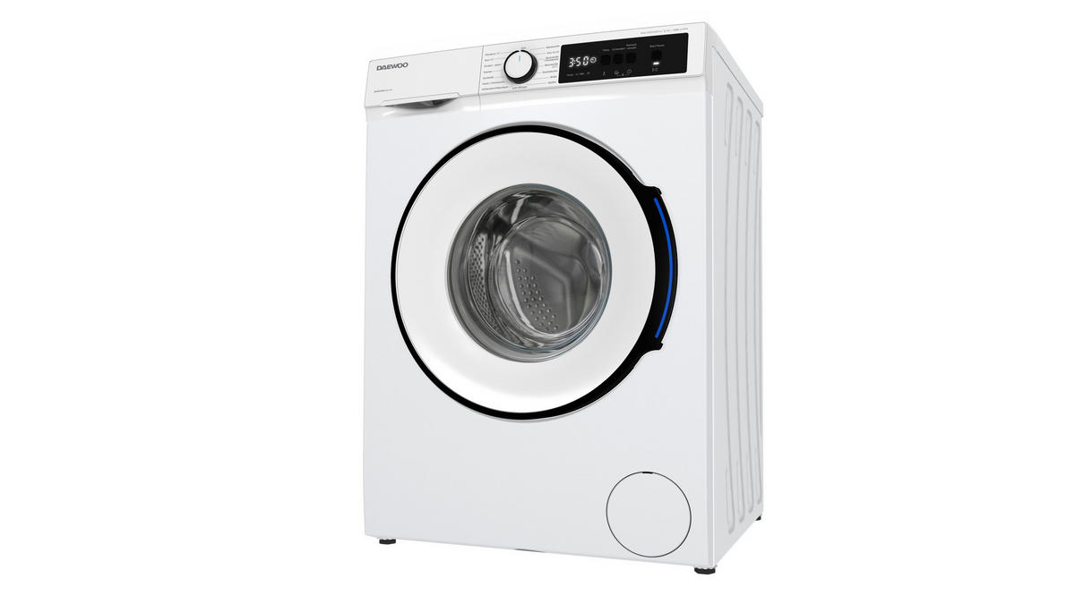 WASCHMASCHINE WM-FB9594W1A-DE  - Weiß, Basics, Glas/Kunststoff (59,7/84,5/58,2cm) - Daewoo