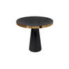 BEISTELLTISCH in Metall 51/51/47 cm  - Goldfarben/Schwarz, Trend, Metall (51/51/47cm) - Kayoom
