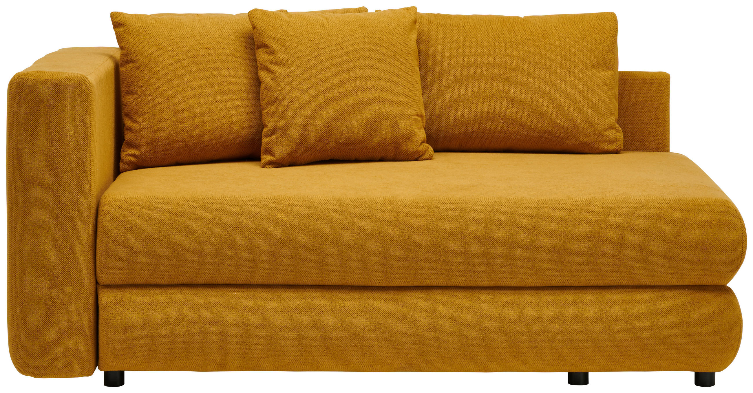 REKAMIÉ textil sötétsárga  - sötétsárga/fekete, Design, műanyag/textil (171/88/93cm) - Cantus