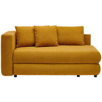 REKAMIÉ textil sötétsárga  - sötétsárga/fekete, Design, műanyag/textil (171/88/93cm) - Cantus