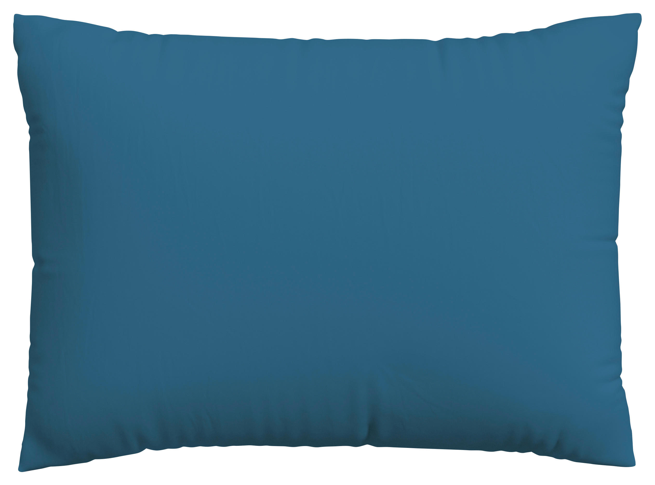 KOPFPOLSTERBEZUG WOVEN SATIN 60/80 cm  - Blau, Basics, Textil (60/80cm) - Schlafgut