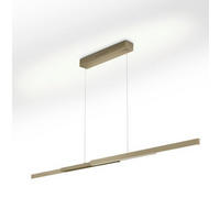 LED-HÄNGELEUCHTE   1074-2050 cm  - Bronzefarben, Basics, Metall (1074-2050cm) - GKS Knapstein