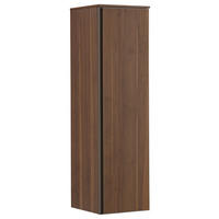 MIDISCHRANK 35/125/37 cm  - Nussbaumfarben/Bronzefarben, Design, Glas/Holz (35/125/37cm) - Dieter Knoll