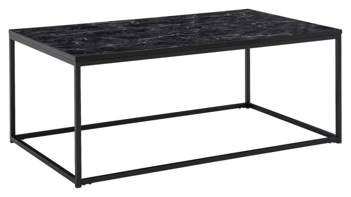 KONFERENČNÍ STOLEK, černá, kompozitní dřevo, 100/60/40 cm - černá, Moderní, kov/kompozitní dřevo (100/60/40cm) - MID.YOU