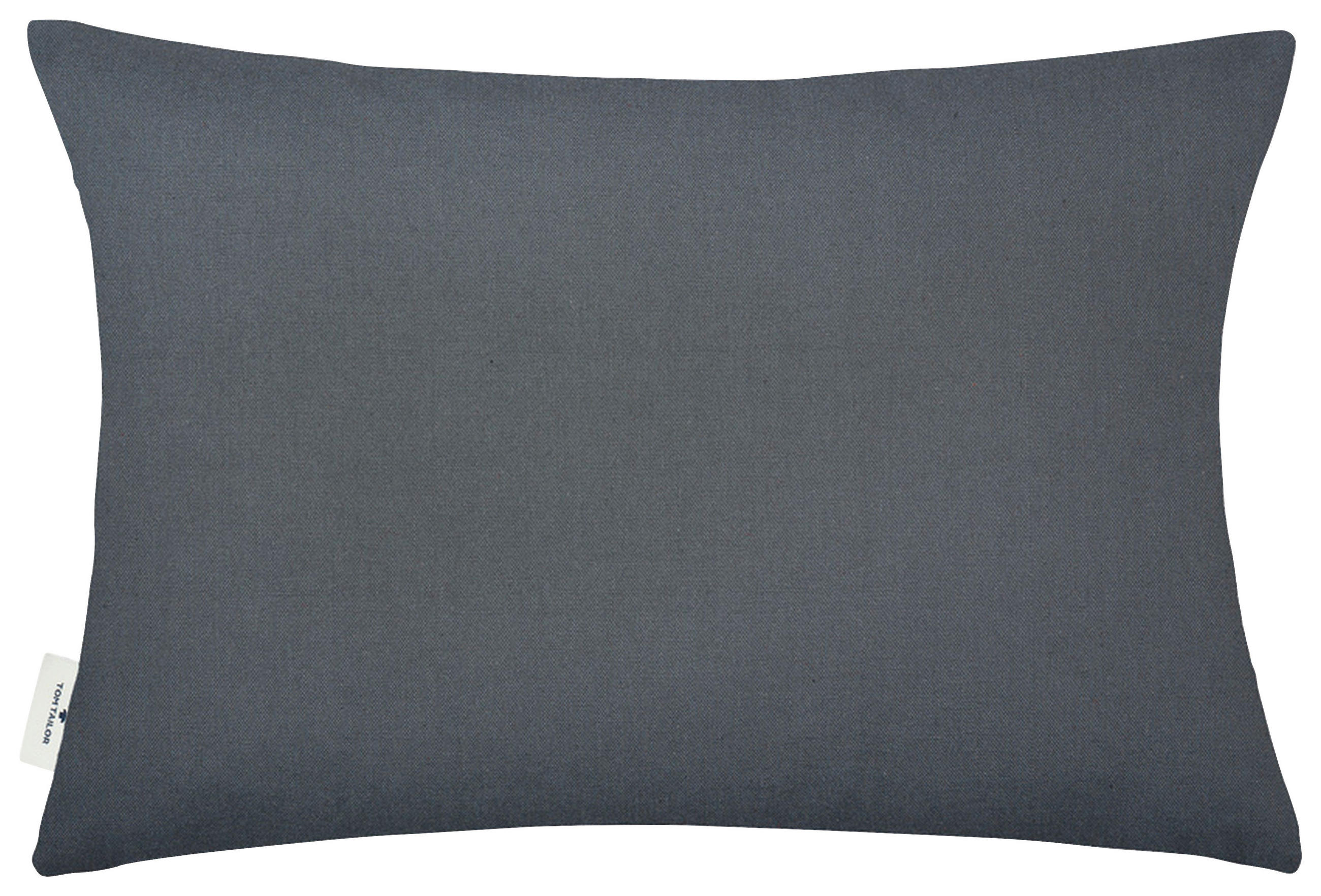 KUDDFODRAL Dove Signature 40/60 cm  - ljusgrå/grå, Klassisk, textil (40/60cm) - Tom Tailor