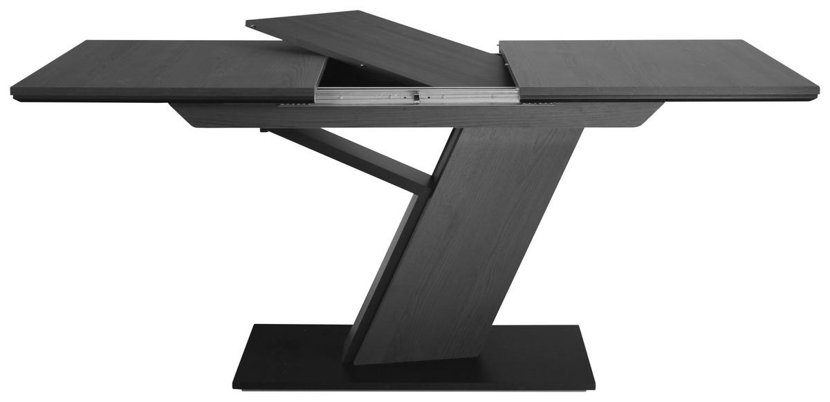 ECKBANKGRUPPE in Textil, Holzwerkstoff Grau, Schwarz, Hellgrau  - Hellgrau/Schwarz, KONVENTIONELL, Holzwerkstoff/Textil (205/155cm) - Cantus