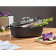BRÄTER 6 L  - Klar/Edelstahlfarben, Basics, Glas/Metall (33/21,5/11cm) - Homeware Profession.