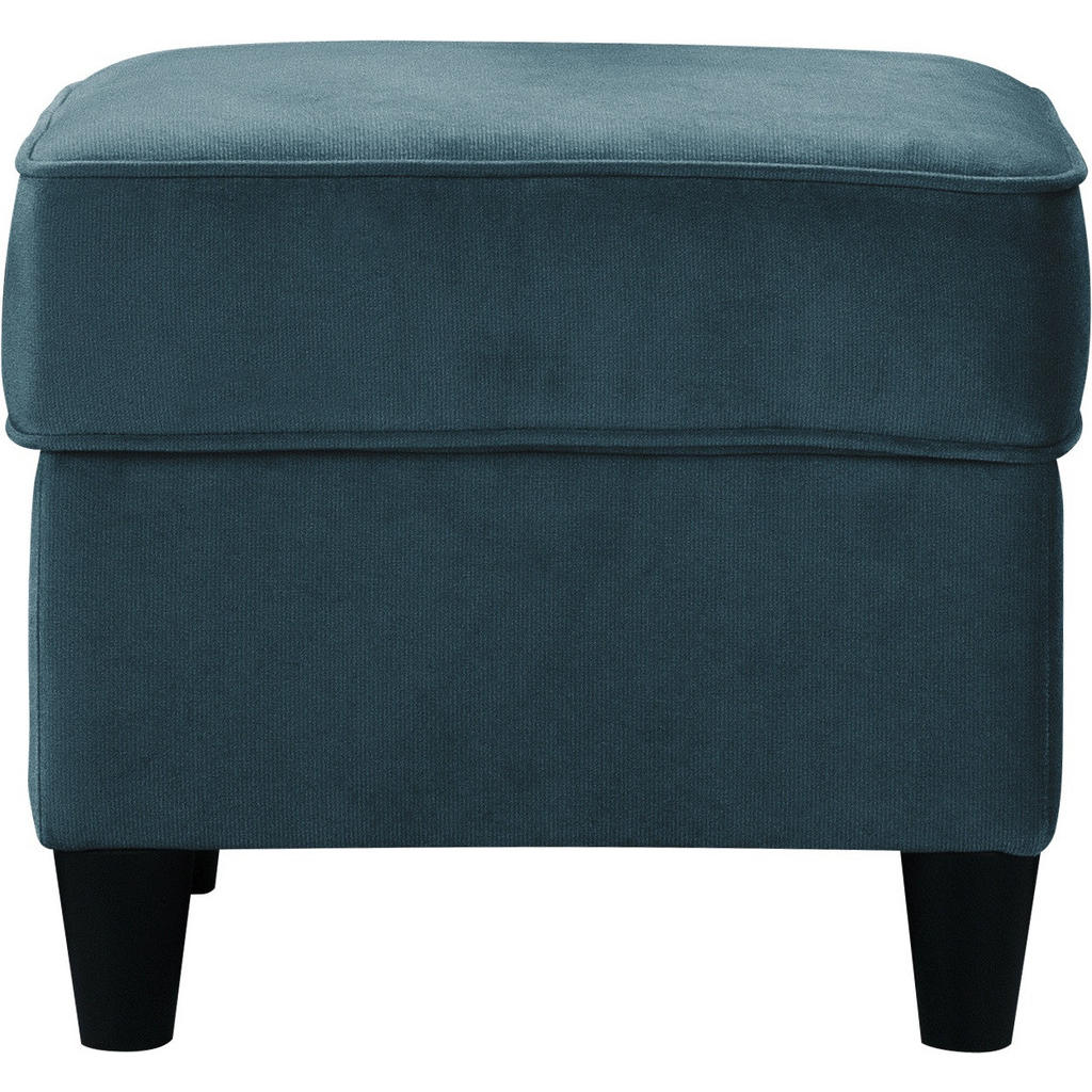 Thumbnail - Mid.you Hocker, Petrol, Textil, quadratisch, 52x45x52 cm, Made in EU, Wohnzimmer, Hocker, Sitzhocker