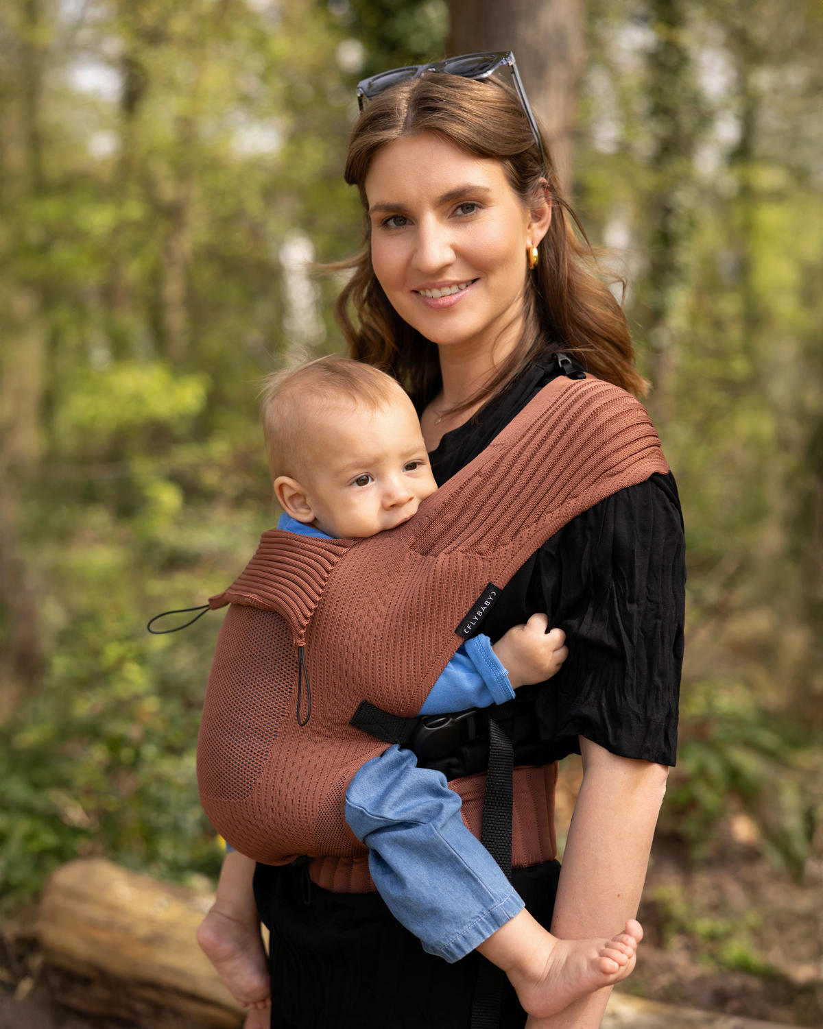 BABYTRAGE  - Terracotta, Basics, Textil (0,425kg) - FLYBABY