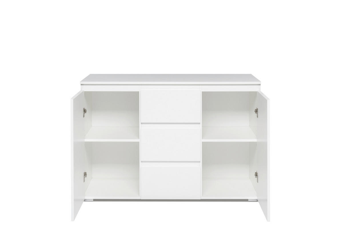 KOMODA   120/80/40 cm   bijela  - bijela, Konvencionalno, drvni materijal (120/80/40cm) - Livetastic