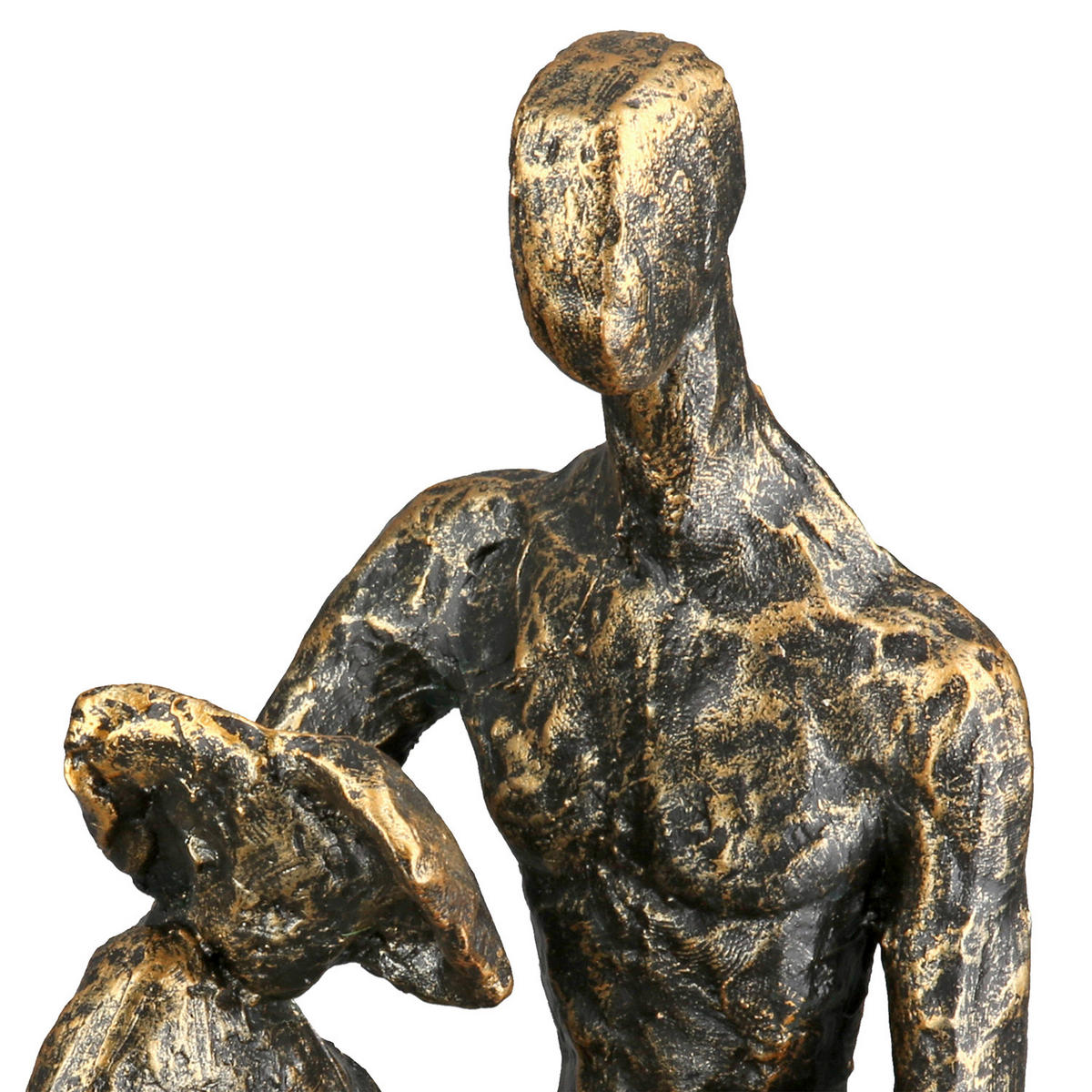 SKULPTUR - Bronzefarben, Basics, Kunststoff (9,5/14/14,5cm)