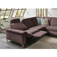 WOHNLANDSCHAFT in Chenille Braun  - Alufarben/Braun, Design, Textil/Metall (265/333/170cm) - Dieter Knoll