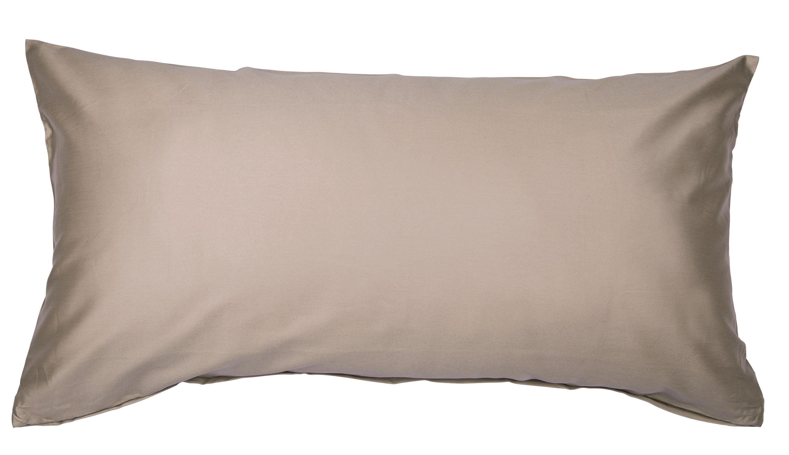 Janine Kopfkissenbezug Giacomo Taupe 40x80 cm