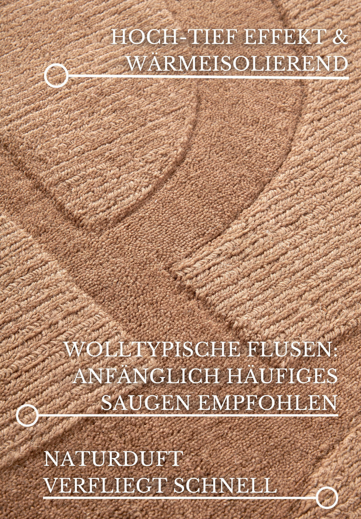 HANDWEBTEPPICH 160/230 cm Kollektion 1906 Kupferfarben  - Kupferfarben, Basics, Textil (160/230cm) - Villeroy & Boch