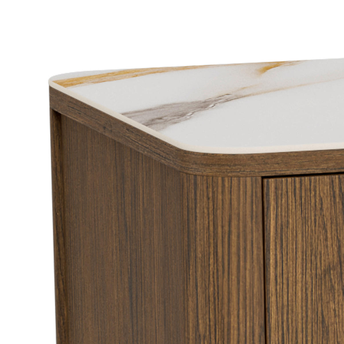 ANRICHTE SOUTHAMPTON, 160/75/40 cm,  - Creme/Braun, Design, Keramik/Holzwerkstoff (160/75/40cm) - MID.YOU